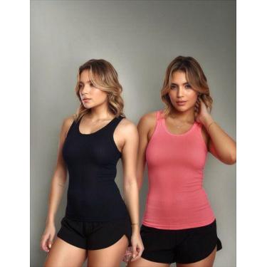 Imagem de Kit 2 Regatas Nadador Fitness Academia Canelada - MC Digital, P, Preto