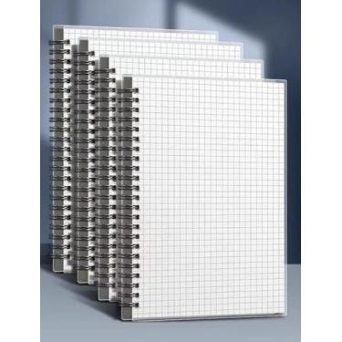 Imagem de Caderno Espiral A5 e B5 - Papel Forrado, Grade e em Branco - Diário, S