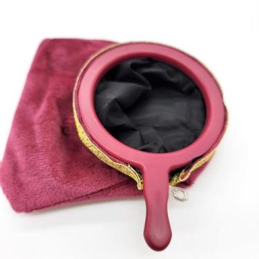 Imagem de sumrica Magic 1 PCS Half The Size of a Palm Magical Magic Props Change Bag Make it Appear or Disappear for Magic Tricks(Wine Red,Mini Size)