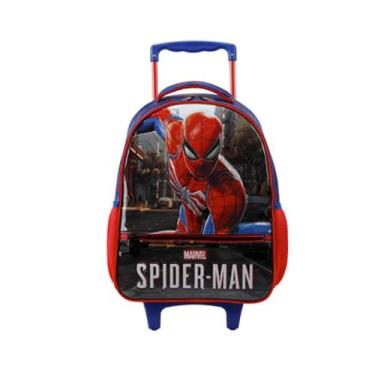 Imagem de Mochila De Rodinha 14 Spider Man 11671 Artigo Escolar - Xeryus