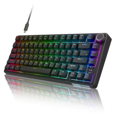 Imagem de Teclado para jogos RK ROYAL KLUDGE R75 com fio mecânico 75%