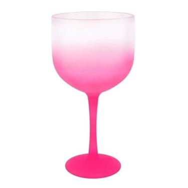 Imagem de Taça de Gin Acrílico Rosa Degradê 600mL - LSC Toys