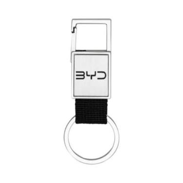 Imagem de Chaveiro Para BYD Mosquetão Metal Fosco - N - LUALKI STORE LASER