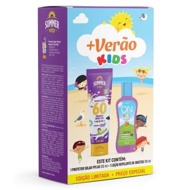 Imagem de Kit Protetor Solar Summer FP 60 + Repelente On Loção 120 ml