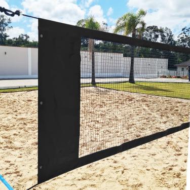Imagem de Zaka - Rede Beach Tennis com banda lateral Preta 8,60m x 0,80m