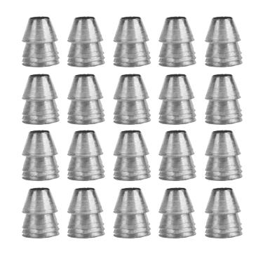 Imagem de MUNEFE Alça redonda, cunha, cunha de metal de machado, alça de aço Dividir o conjunto de cunha para machado de barra de garra acessórios de trenó (Diâmetro 13 mm / 0,51in)