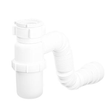 Imagem de Sifão Sanfonado com Copo Universal Branco