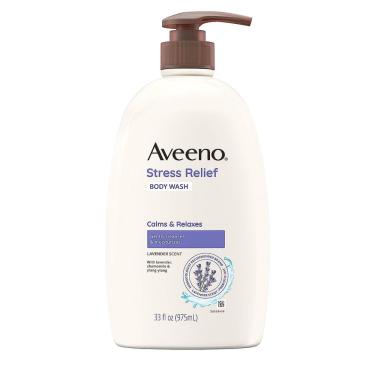 Imagem de Sabonete corporal Aveeno Stress Relief com aveia calmante 975 ml