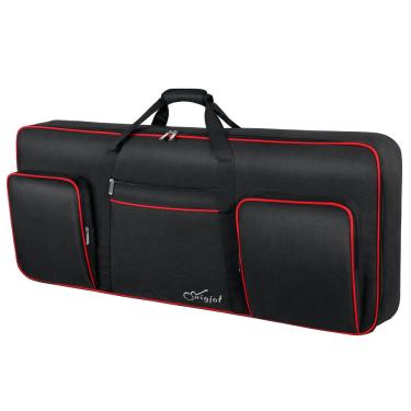 Imagem de Estojo de teclado snigjat de 61 teclas macio com bolsos à prova d'água