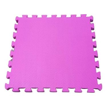 Imagem de Tatame Tapete Infantil EVA 50x50x1cm 10mm (Rosa pink)