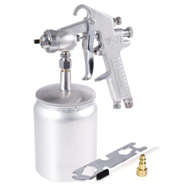 Imagem de Dynastus Pistola De Pulverização Ar Sifão, Pulverizador Tinta Alta Atomização, Ponta 1,5 Mm, Copo 650 Cc, Adequada Para Revestimentos À Base Água, Diversas Tintas Viscosidade E Adesivos