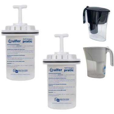 Imagem de 2 Filtro Refil vela Para Jarra Pratic Ulfer