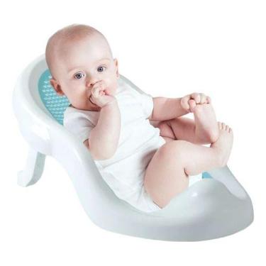 Imagem de Rede Proteção Banheira Banho Segurança Bebê Azul Infantil - SHM, Azul