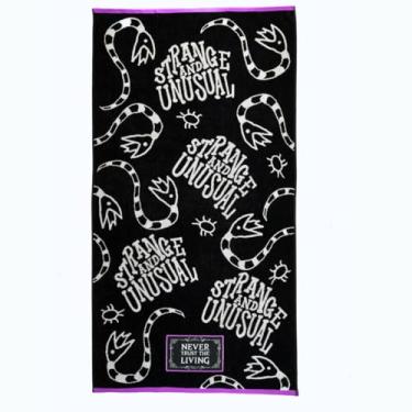 Imagem de Franco Luxe Beetlejuice Goth Toalha de Banho/Piscina/Praia de Algodão Super Macio de Pelúcia Super Macia, 162 x 86 cm, (Produto Oficialmente Licenciado)