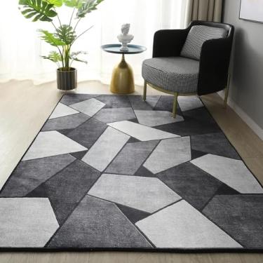 Imagem de Tapetes modernos de luxo para sala de estar, tapetes grandes e fofos para decoração de casa, tapete de cabeceira macio e felpudo (200x250 cm/15)