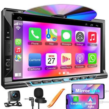 Imagem de Adaptador estéreo para carro - Universe Double Din com Carplay e Andro