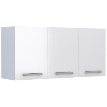 Imagem de Armário Aéreo de Lavanderia Montado em Aço Branco 114cm Venus Cozimax