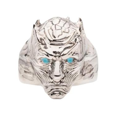 Imagem de Anel Game of Thrones Night King, Aço inoxidável, Sem pedra preciosa