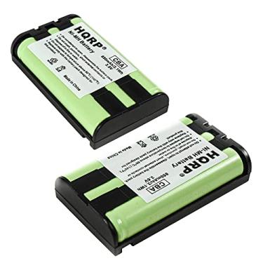 Imagem de HQRP Pacote com 2 baterias de telefone compatíveis com Panasonic HHR-P104 HHR-P104A KX-TG5230 KX-TG5240 KX-TG5243 KX-TG5428 KX-TG5480 KX-TG5561 Sistema de telefone sem fio
