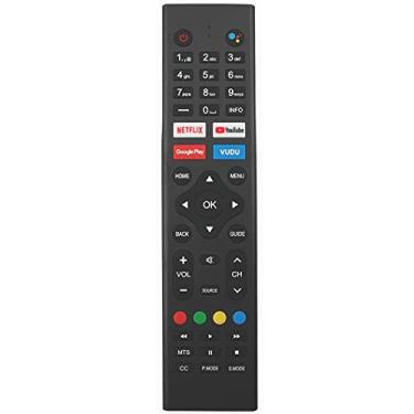 Imagem de 280401010470 Controle remoto substituído para Sceptre Android Smart 4K TV UMC & SRC Séries A435BV-FSRC A322BV-SRC A328BV-SRC A558CV-UMC A658CV-U A515CV-UMC A518CV-UMC A518CV-UMC A558CV-UMC A558CV-UMC