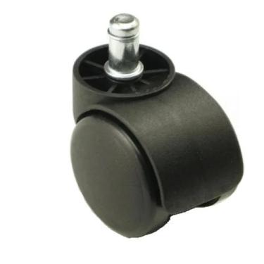 Imagem de Kit 10 Rodinhas Rodízio Plástico Cadeiras Escritório 50mm - IMMETAL