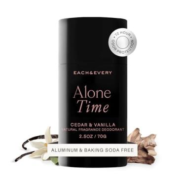 Imagem de Each & Every Desodorante sem alumínio para homens e mulheres - Desodorante totalmente natural para pele sensível, verificado por EWG - limpo, sem bicarbonato de sódio, fragrância à base de plantas