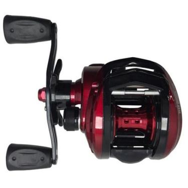 Imagem de Kit de pesca carretilha bronx 8 rolamentos e vara 1,68m com 2 partes -