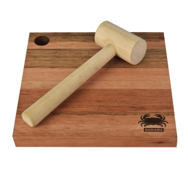 Imagem de Tábua Para Quebrar Caranguejo Com Martelinho Utily