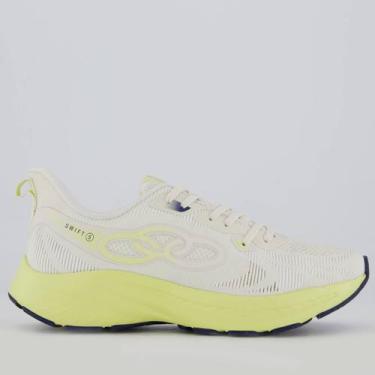 Imagem de Tênis Olympikus Swift 5 Cinza e Verde Feminino, 35