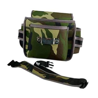 Imagem de WeiLaiKeQi Cinto de armazenamento de ferramentas de hardware, bolsa de armazenamento, resistente ao desgaste, bolsa de ferramentas de eletricista, kit de para