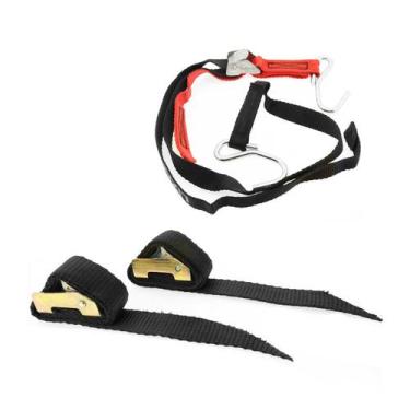 Imagem de Kit Esticador Cinta Dianteira Traseira Amarrar Transportar Motos Trilh