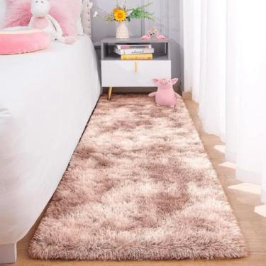 Imagem de Passadeira Peluda 2m x 60cm (Bege mesclado)