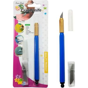 Imagem de Caneta Estilete Artesanato Scrapbook Hobby Maquete 07 Refil - SEWMATE