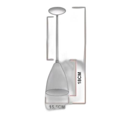 Imagem de Kit 2 Lustres Pendentes Estilo Vegas Vintage Cinza Branco - Rrjv Negoc