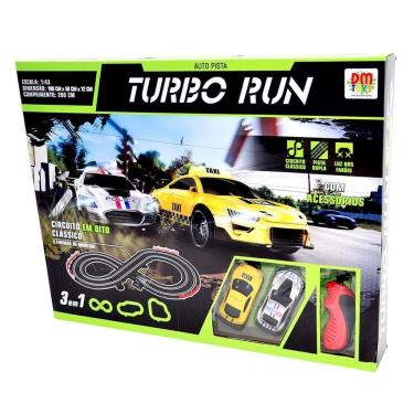 Imagem de Autorama Pista Turbo Run 3 Em 1 Clássico - DmToys 5892