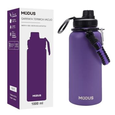 Imagem de MODUS Garrafa Térmica Esportiva De Aço Inoxidável Com Isolamento A Vácuo De 1000ML (Roxo)