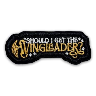 Imagem de Should I Get The Wing Leader Patch de 7,6 cm Engraçado Acotar Dragon, Quarta Asa, Fantasia Passar a Ferro Em/Costurar Tecido Bordado Aplique Remendos para Caminhoneiro Chapéus Roupas Mochila