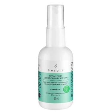 Imagem de Kit 2X: Spray Higienizador de Desodorante Cristal Herbia 60ml