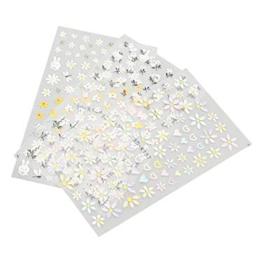 Imagem de Generic Adesivo de Arte na Unha, Padrão Floral Adesivo Decorativo para Geladeira para Vidro