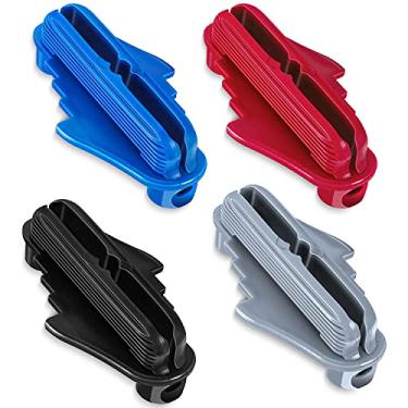 Imagem de 4 peças de ferramenta de marcação central para marcação, marcenaria, localizador de centro de marcação, marcação, marcação, manômetro, linha de posicionamento, régua de medição para carpintaria, faça