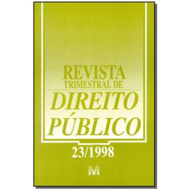 Imagem de Revista Trimestral De Direito Publico Ed. 23