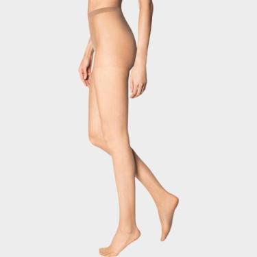 Imagem de Kit 4 Pares Meia Calça Fio 15 News Com Lycra Loba Lupo, M, Natural
