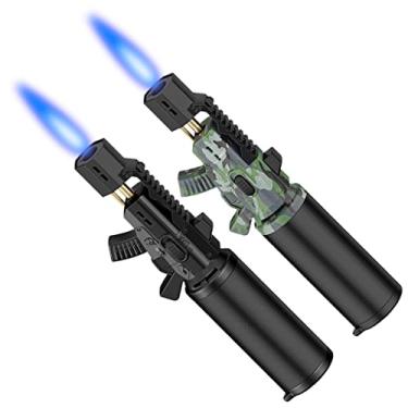 Imagem de JETPRO Maçarico de cozinha com uma mão com chama ajustável (gás butano não incluído)