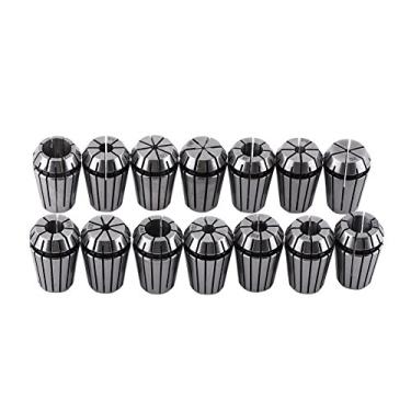 Imagem de Ailgely 14PCS ER20 Spring Collet Conjunto para Máquina de Gravação Cnc e Ferramenta de Torno de Moagem, Feita de Aço de Primavera de, Boa Elasticidade, Alta Precisão, Embalada Em