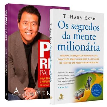 Imagem de Kit Os Segredos da Mente Milionária + Pai Rico Pai Pobre : Livros que 