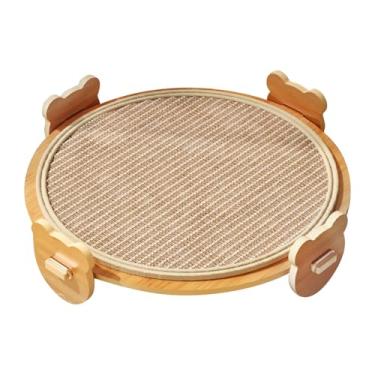 Imagem de Stgfyxgs Cama para dormir, tapete arranhador para gatos, placa arranhadora para descanso e treinamento de gatinhos, Tapete Redondo de Sisal