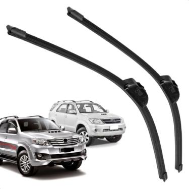 Imagem de Par Palheta Dianteira Limpadora De Para Brisa Hilux Sw4 2005 a 2015 De Silicone