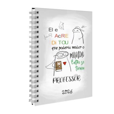 Imagem de Agenda 2026 Planner Semanal Professores Flork Masculino
