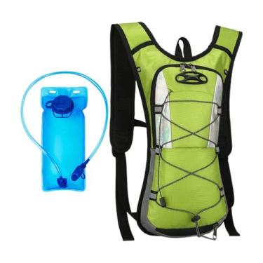 Imagem de Pegciuho Mochila de Hidratação com Bexiga de Hidratação de 2L Mochila de água Hydro Water Daypack para Mochila, Verde