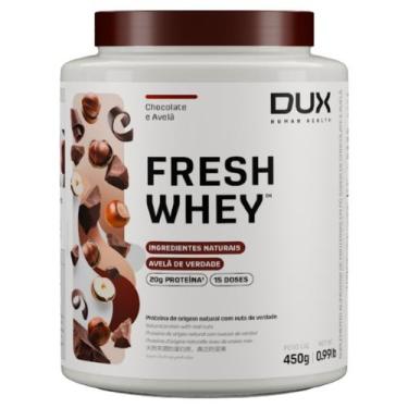 Imagem de Fresh Whey Pote 450g Dux Chocolate Belga e Avelã - DUX HUMAN HEALTH, C